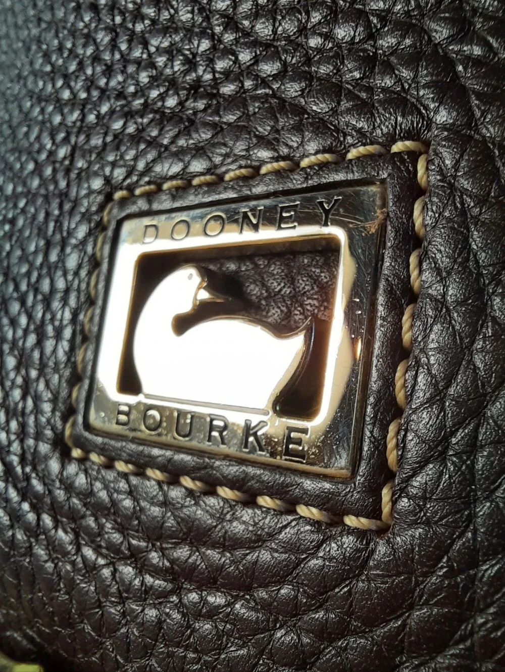 DOONEY & BOURKE Equestrian Bridle Leather Hobo Zip Pocket Sac Slouchy  Buckle